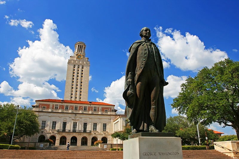 Statue at the University of Texas at Austin campus